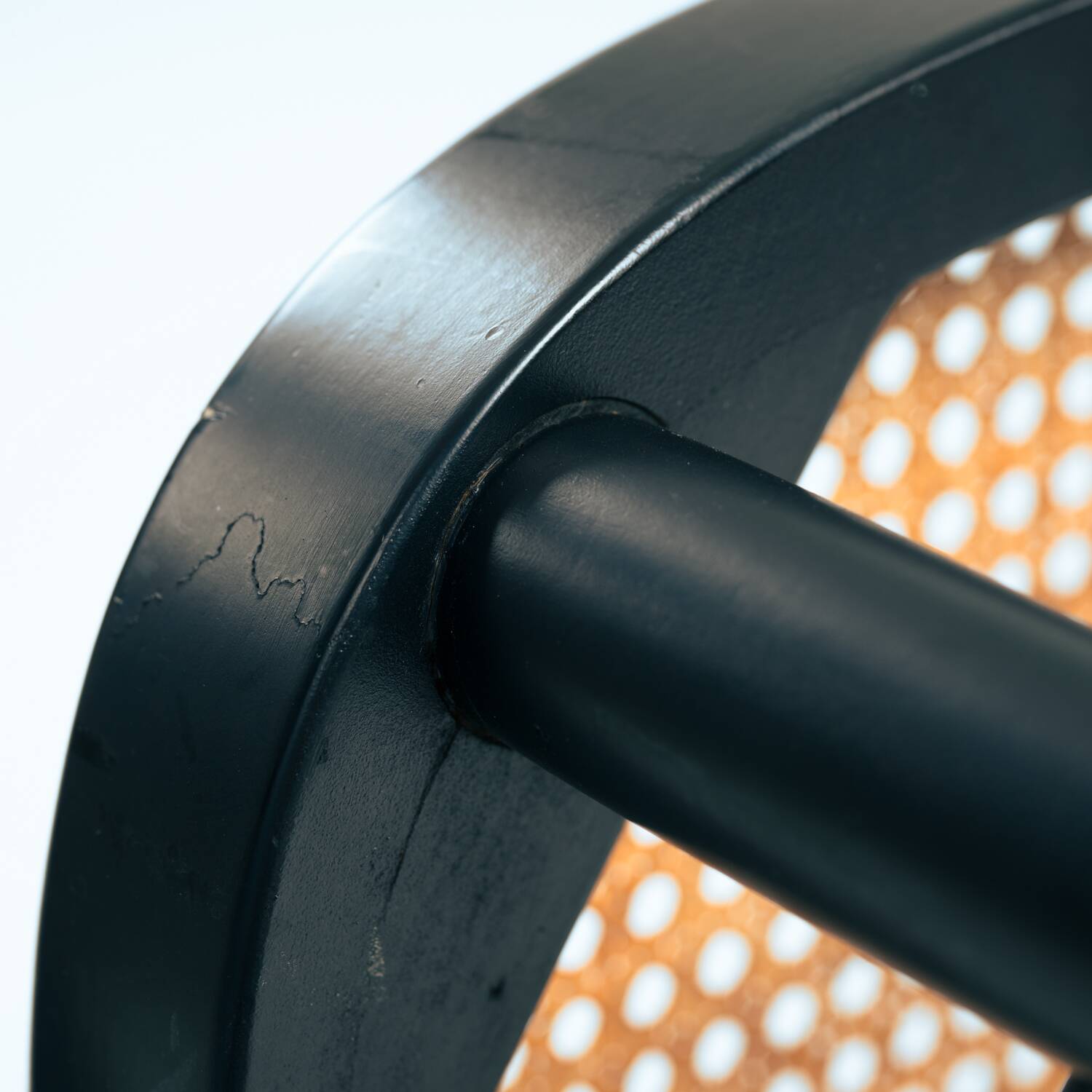 Thonet bentwood webbing chairs 214f 210r chairs, set of 2