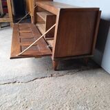 Sideboard in oak by Guillerme et Chambron 1950