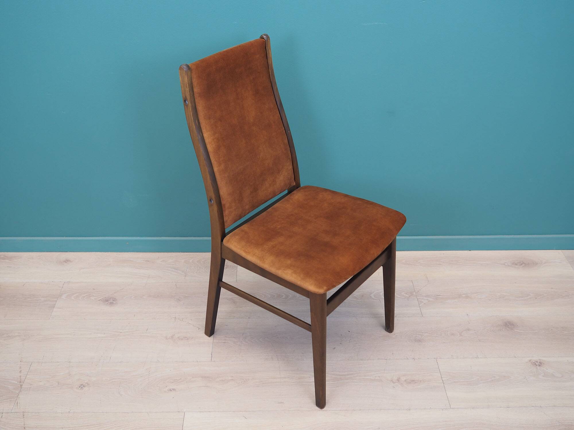 Set of six beech chairs, Danish design, 1960s, production: Denmark