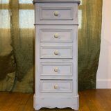 Renovated 19th-century bedside chest.