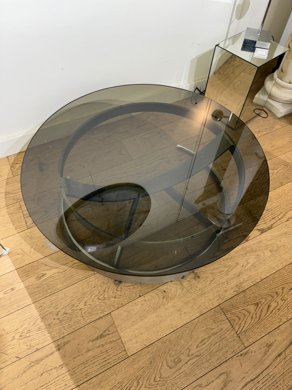 Scimitar coffee table by Boris Tabacoff 1970