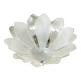 Contemporary Modern Flower  Glass Flush Mount