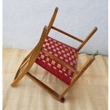 Wood and rattan chair