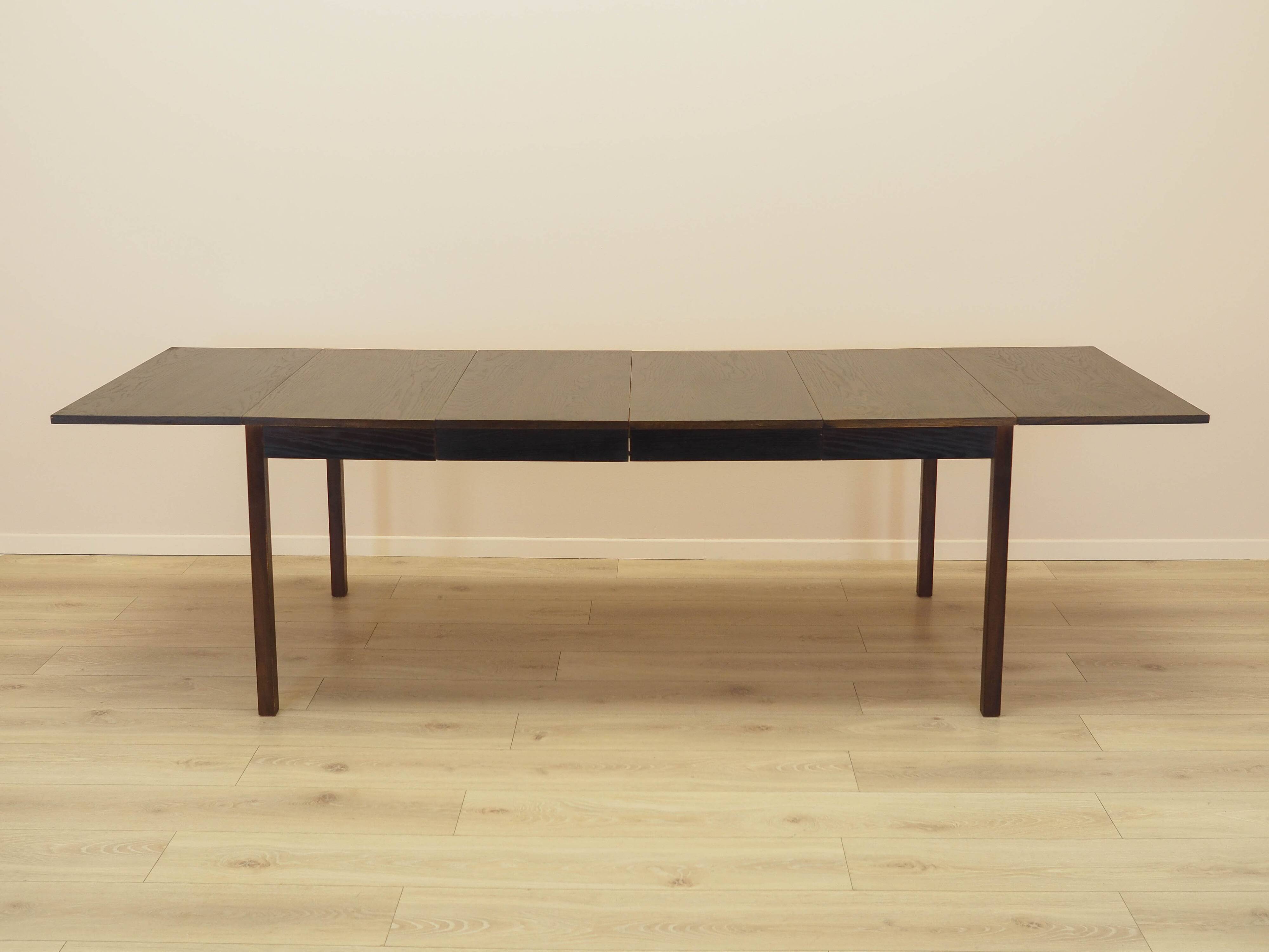 Oak table, Danish design, 1970s, made in Denmark
