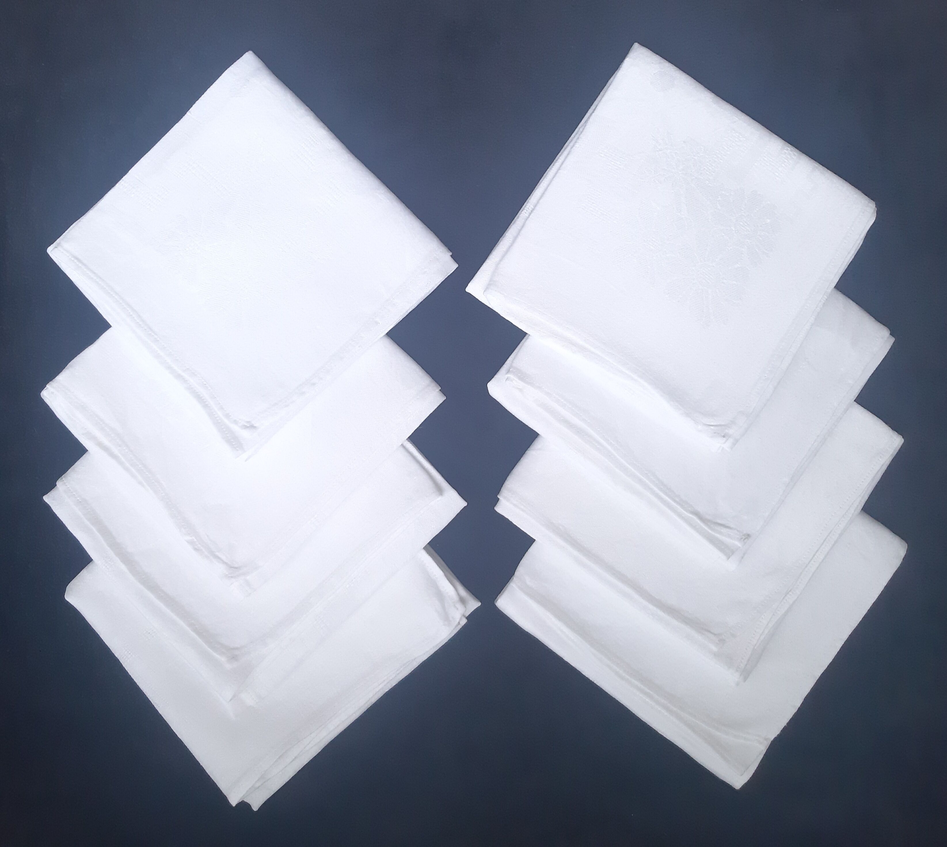 Antique towels/ 8 damask towels