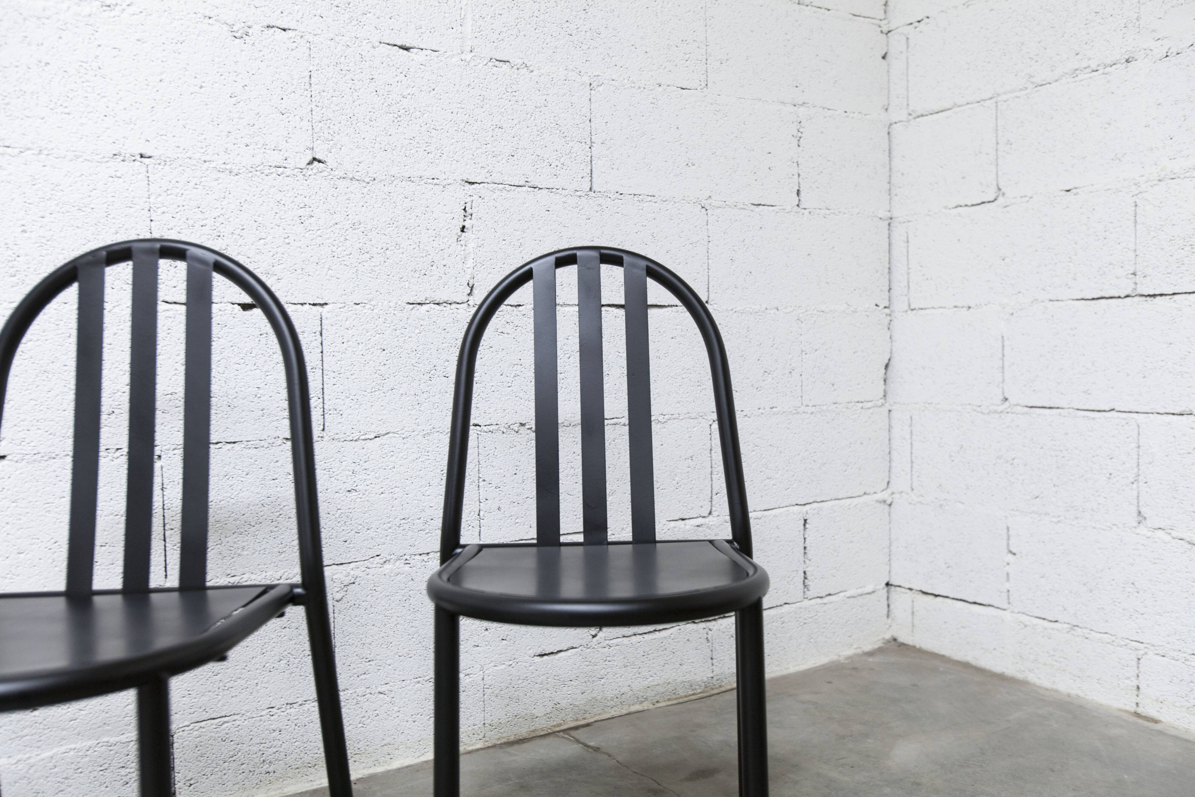 Set of 6 "202" model chairs by Robert Mallet Stevens 1980