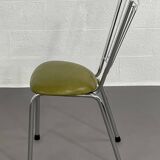 Vintage chrome metal chair