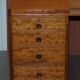 Double-faced desk stamped Waring & Gillow 1960