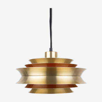 Swedish vintage pendant lamp Trava by Carl Thore, Granhaga, 1960s