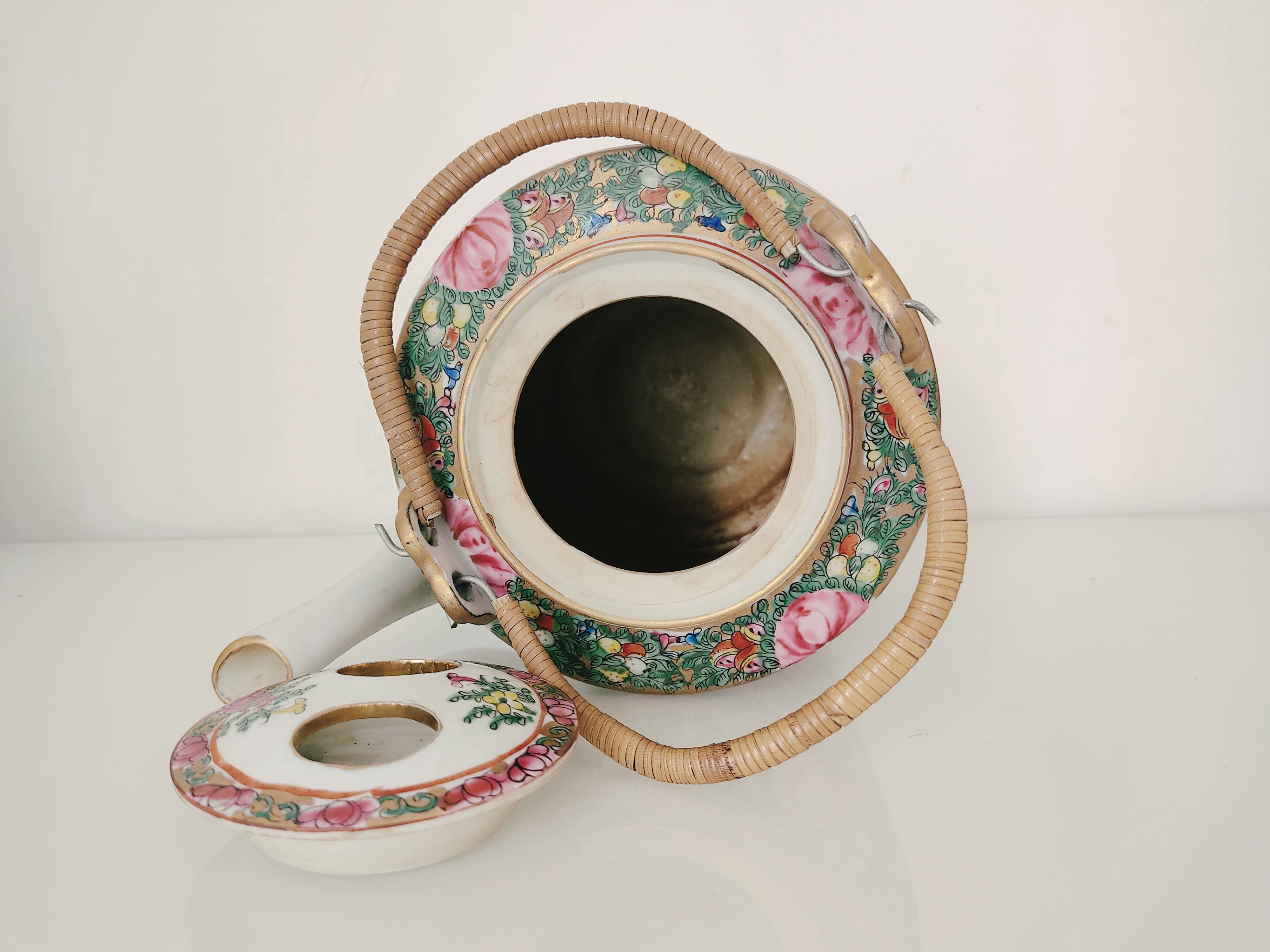 Porcelain teapot from China canton