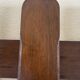 Vintage Wooden Wall Coat Rack with Mirror