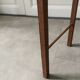Perforated sheet metal and wood console