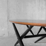 Coffee table "Ovalette" by Ilmari Tapiovaara, Asko - 1950