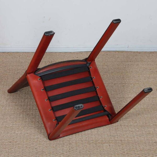 Ensemble de 8 chaises par Carlo Bartoli pour Matteo Grassi, 1980