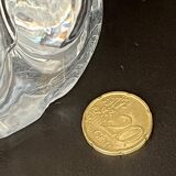 Crystal vase called "Giraffe Head" by Art Vannes France, 1950s.