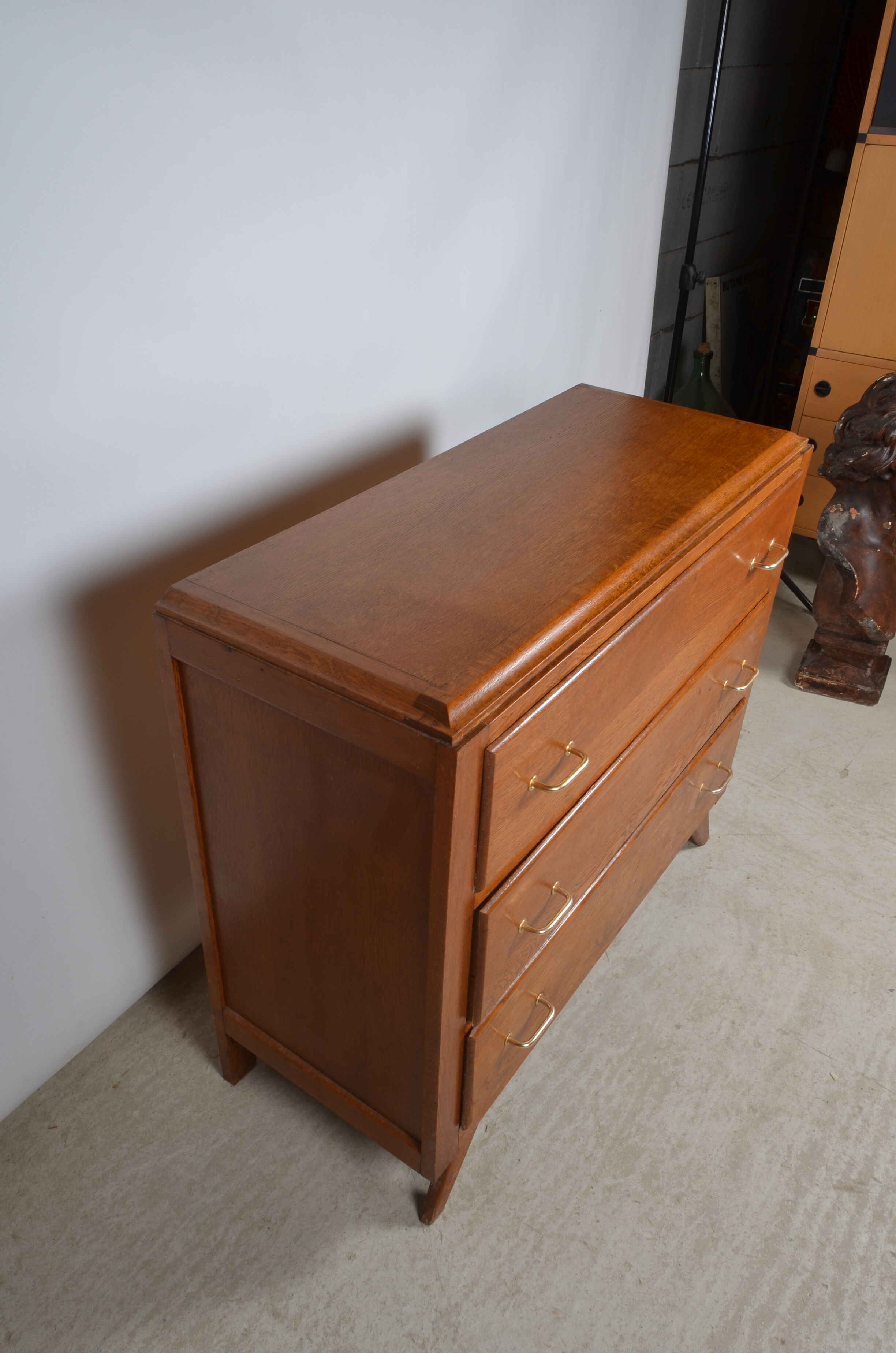 Chest of drawers compass feet 1950