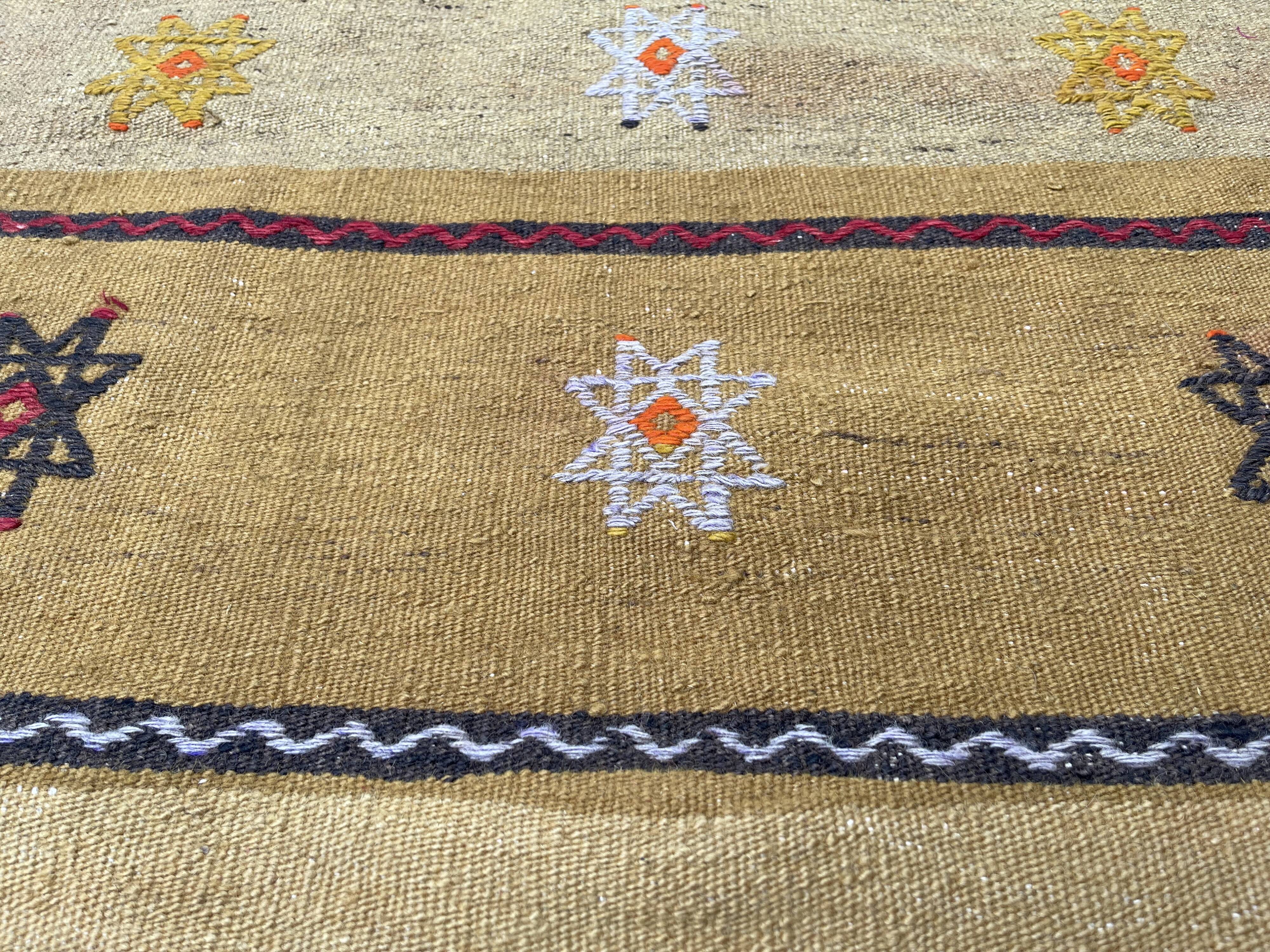 Vintage Turkish Kilim Cushion Cover , 115 X 82 Cm