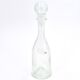 Clear bubbled glass carafe bottle from Biot, 1970s