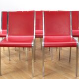 Set of 8 Bikappa chairs, Kristalia
