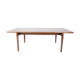 Table basse en teck dessinée par Hans J Wegner