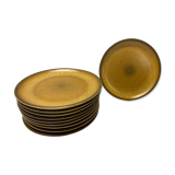 Set of 10 Longchamp sandstone plates