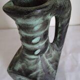 Original pitcher in sandstone, green color