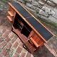 Rolling bar in Rio rosewood by Torbjorn Afdal for Bruksbo