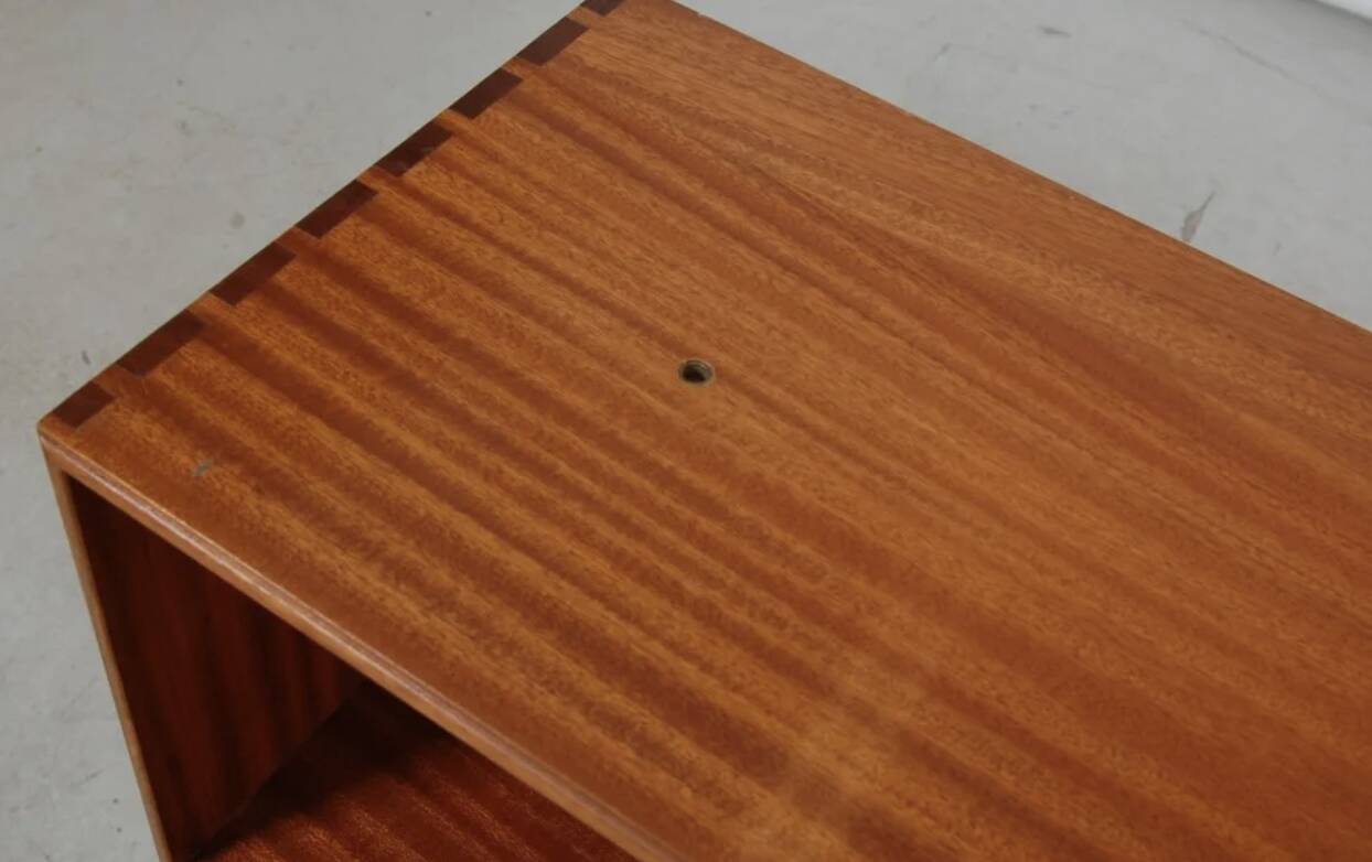 Mogens Koch bookcases with 6 compartments made of solid mahogany made by Rud Rasmussen