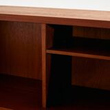 Restored teak bureau desk