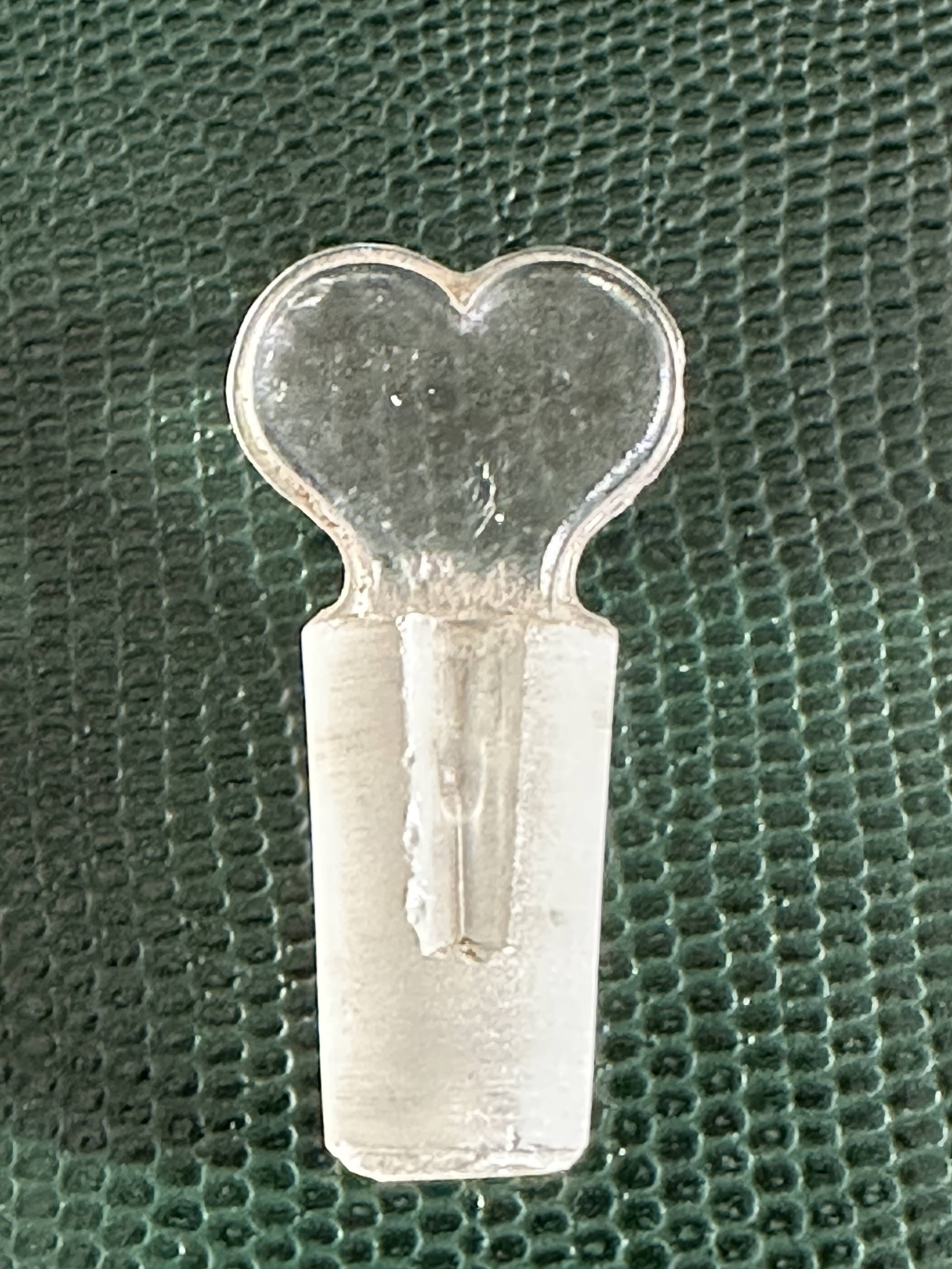 Flacon d’apothicaire ancien en verre, vers 1900