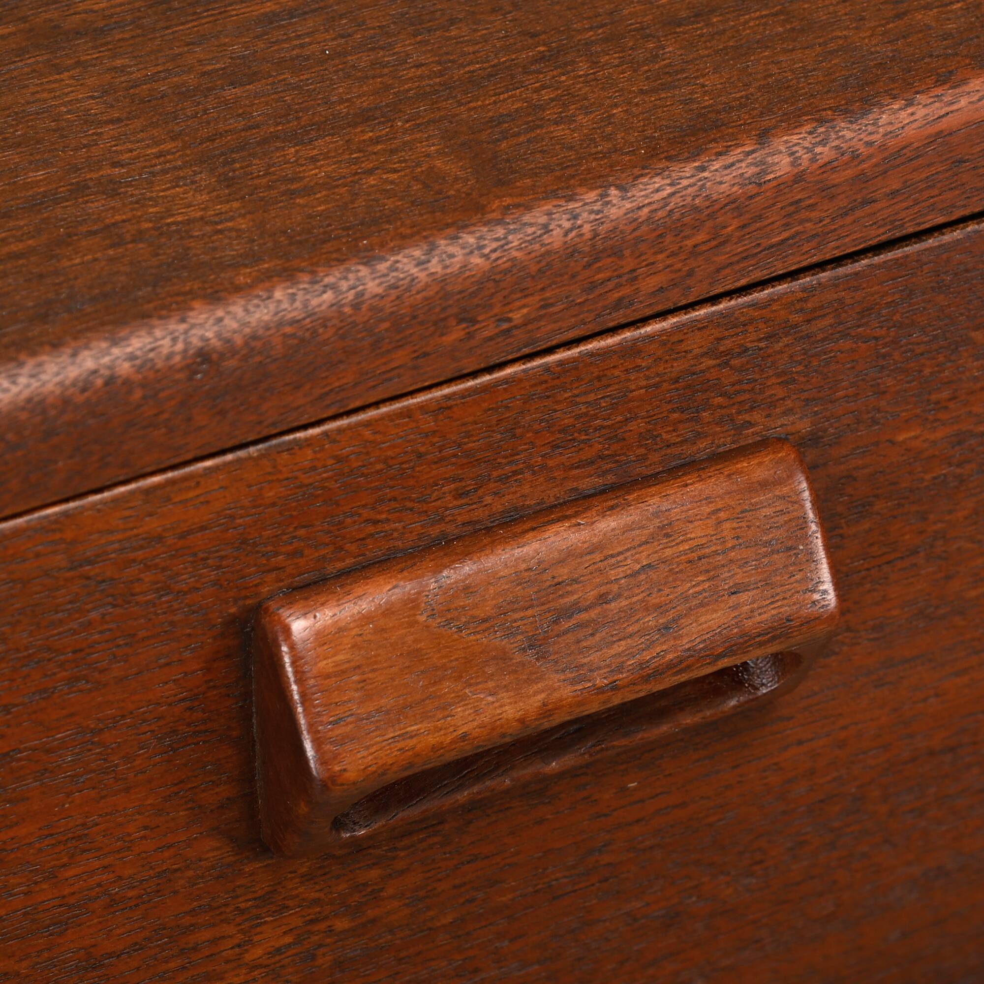 Commode en teck et hêtre de Børge Mogensen, Søborg Møbler