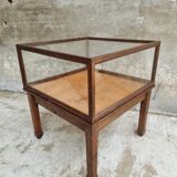 Old display cabinet shop display case or museum cabinet