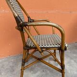 4 chaises Bistrot Parisienne Paris Rotin & scoubidou