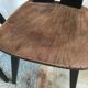 Set of 4 vintage brutalist chairs in beech 1960's