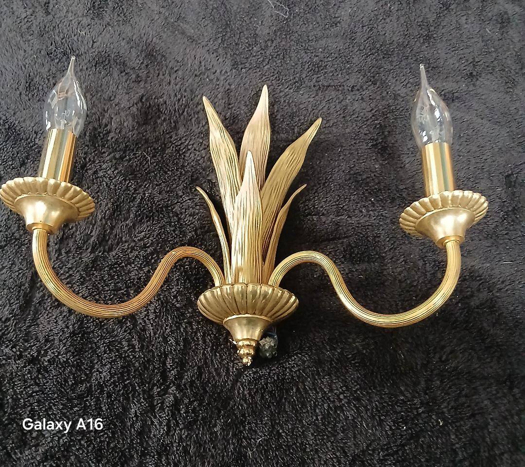 2 or 3 Charles Palmier bronze wall sconces