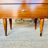 High chest of drawers with 6 drawers, Scandinavian style, circa 60's