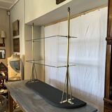 Brass & glass shelf