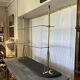 Brass & glass shelf