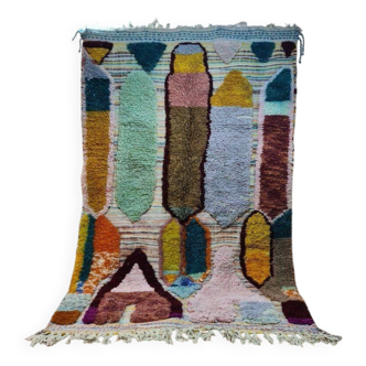 Tapis beni ouarin fait main traditionnelle taille 150 x 250 cm