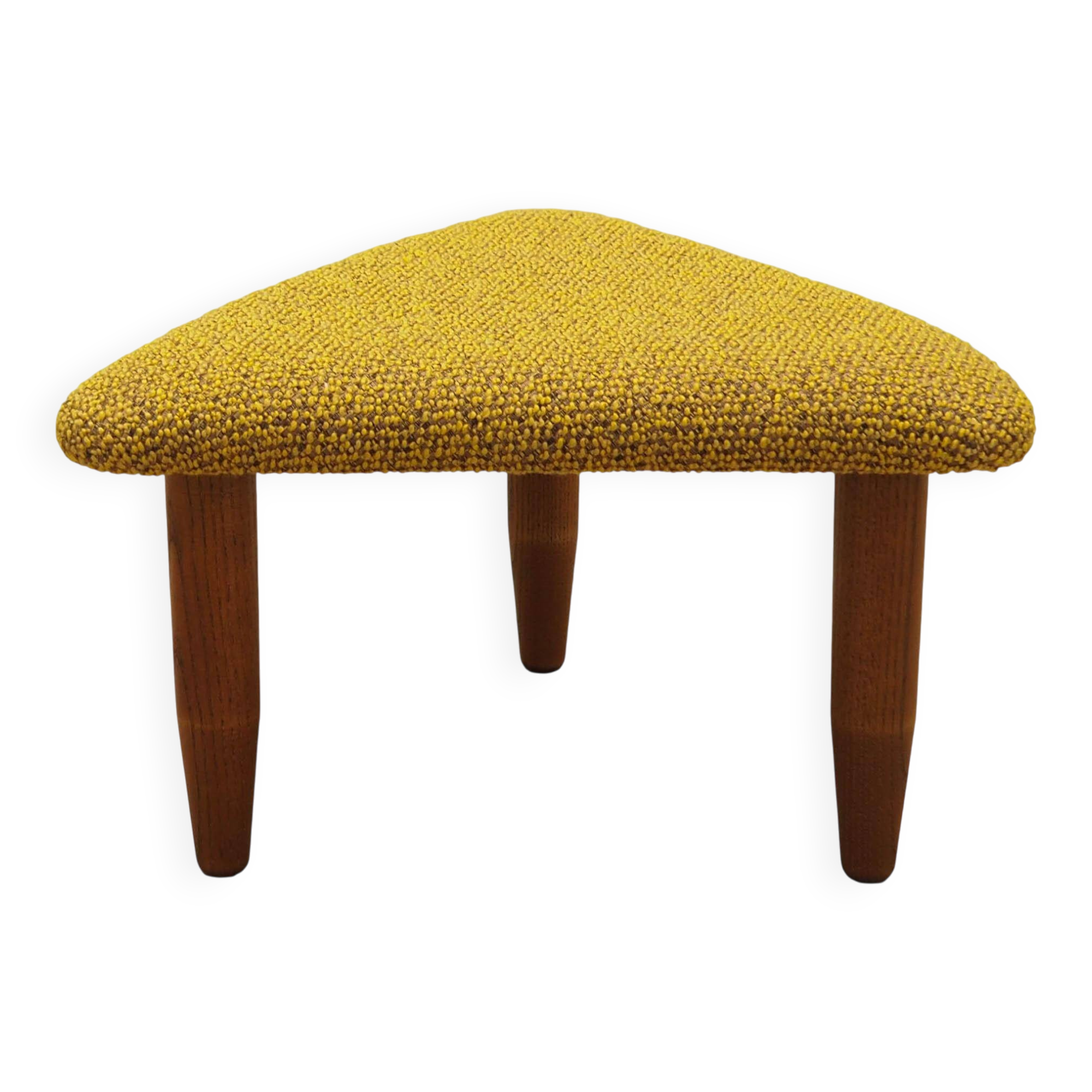 Mustard footstool, Danish design, 1990s, production: Denmark