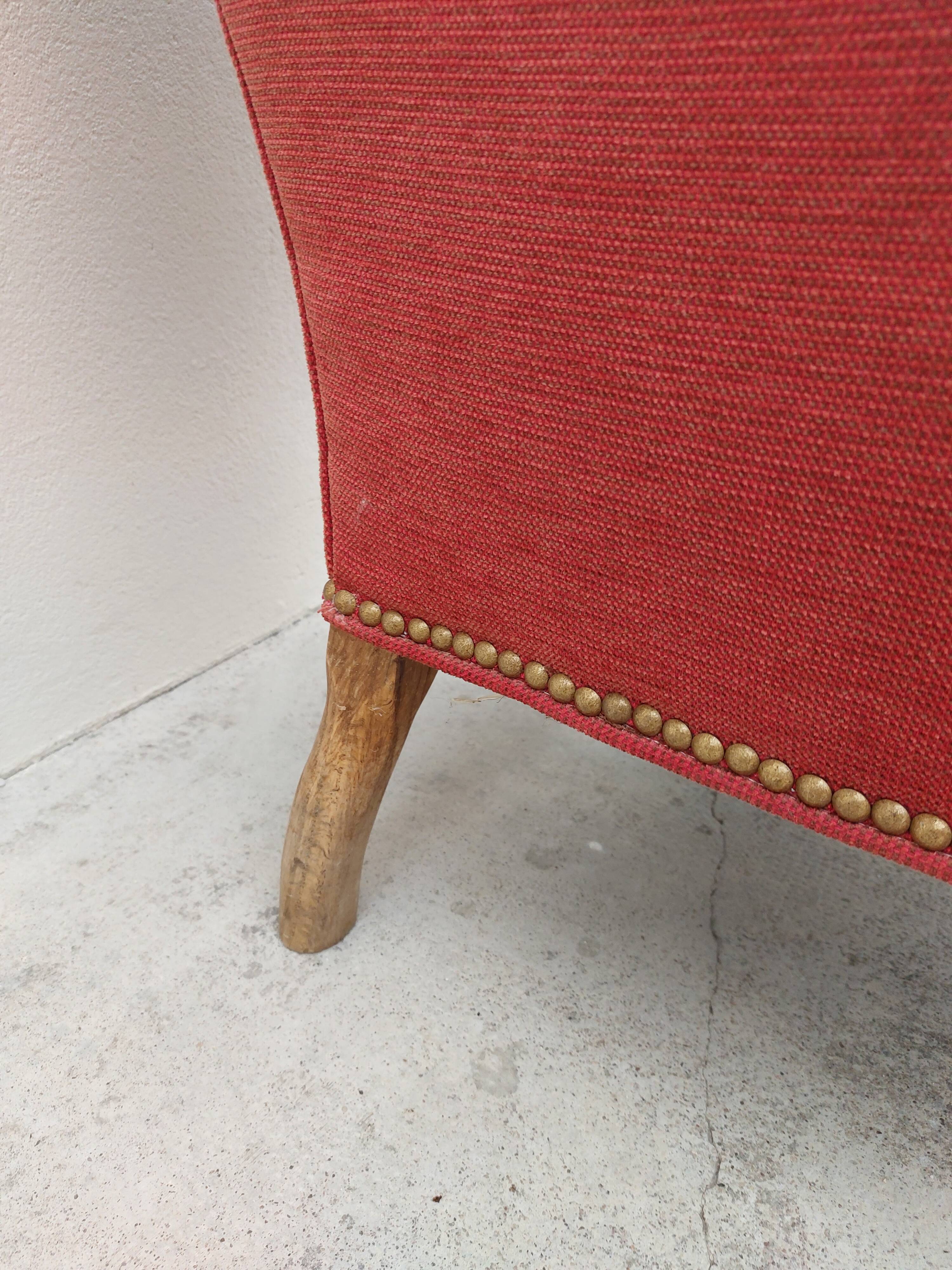 Napoleon III style toad armchair