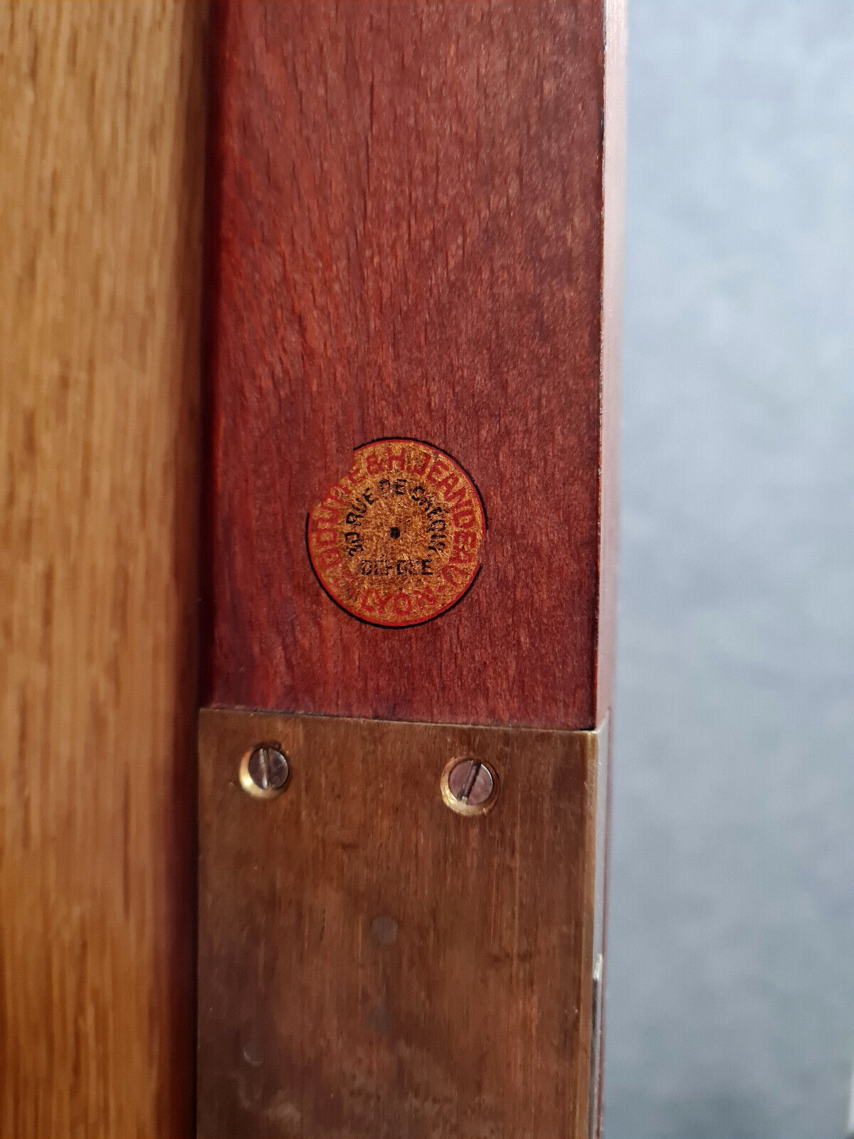 Art Deco period wardrobe in mahogany and marquetry around 1920-1925