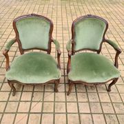 Paire de fauteuils époque Louis XV, estampillés Baudin