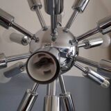 Sputnik lamp 18 chrome metal lights, foot switch