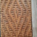 Rattan and wicker footrest