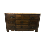 Dresser period Louis XIV walnut