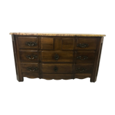Commode époque Louis XIV noyer