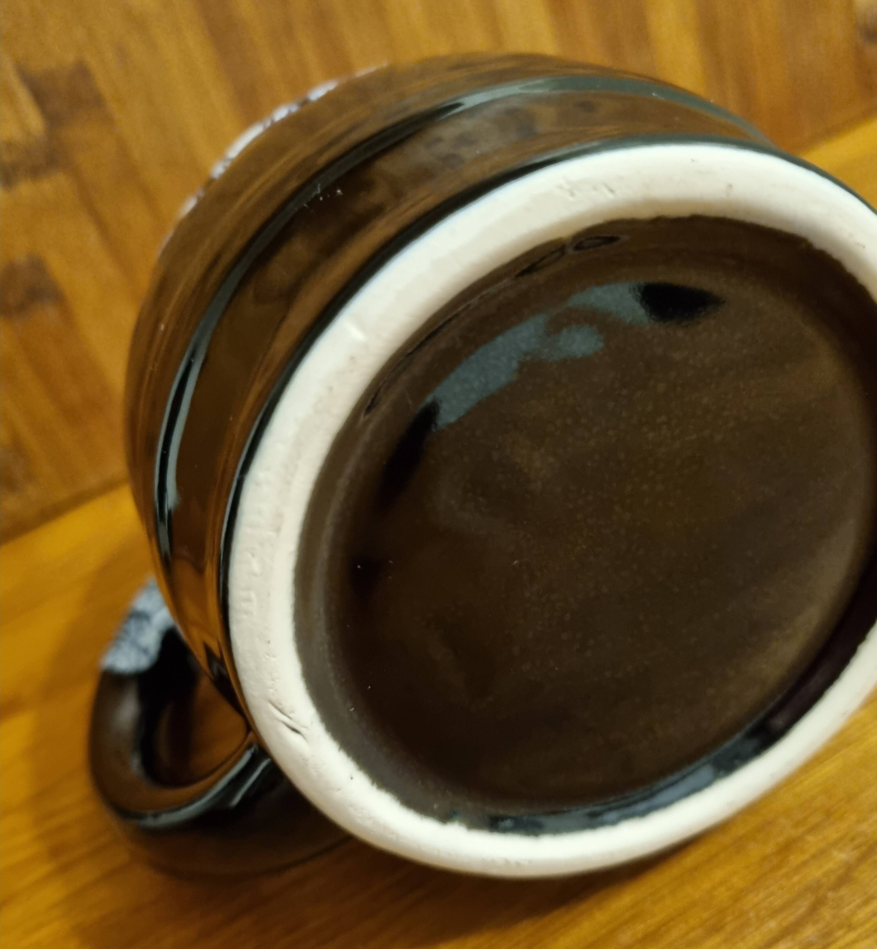 Vintage alpho black and white pitcher 60 cl