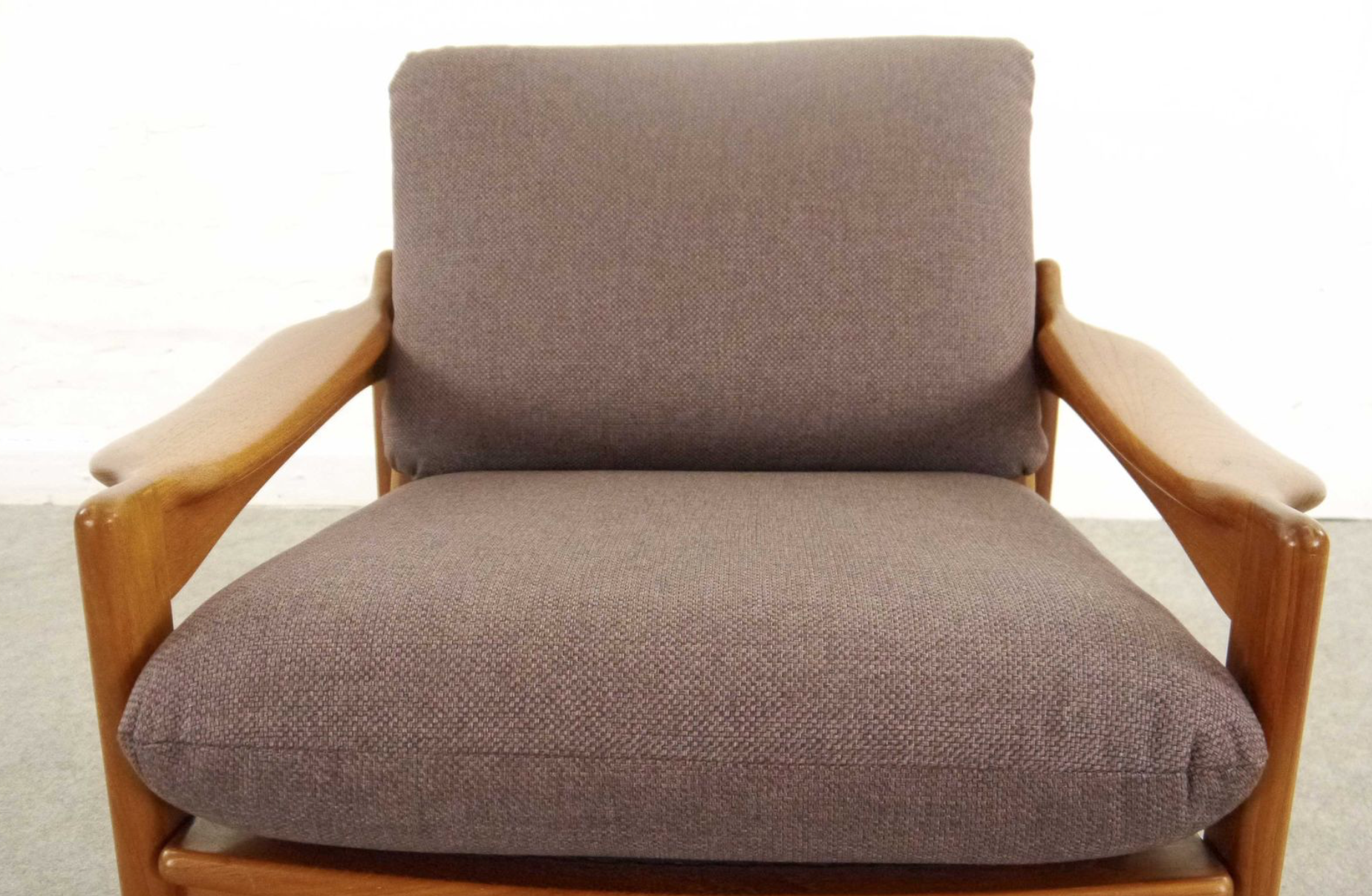 Chair Scandinavian vintage teak 1960 s