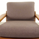 Fauteuil scandinave vintage en teck 1960s